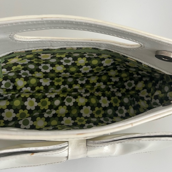 RARE vintage Isabella Fiore ostrich patent leather clutch - Picture 12 of 12